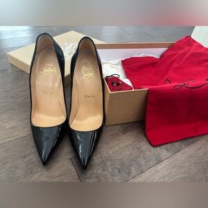 Christian Louboutin Black Patent Heels